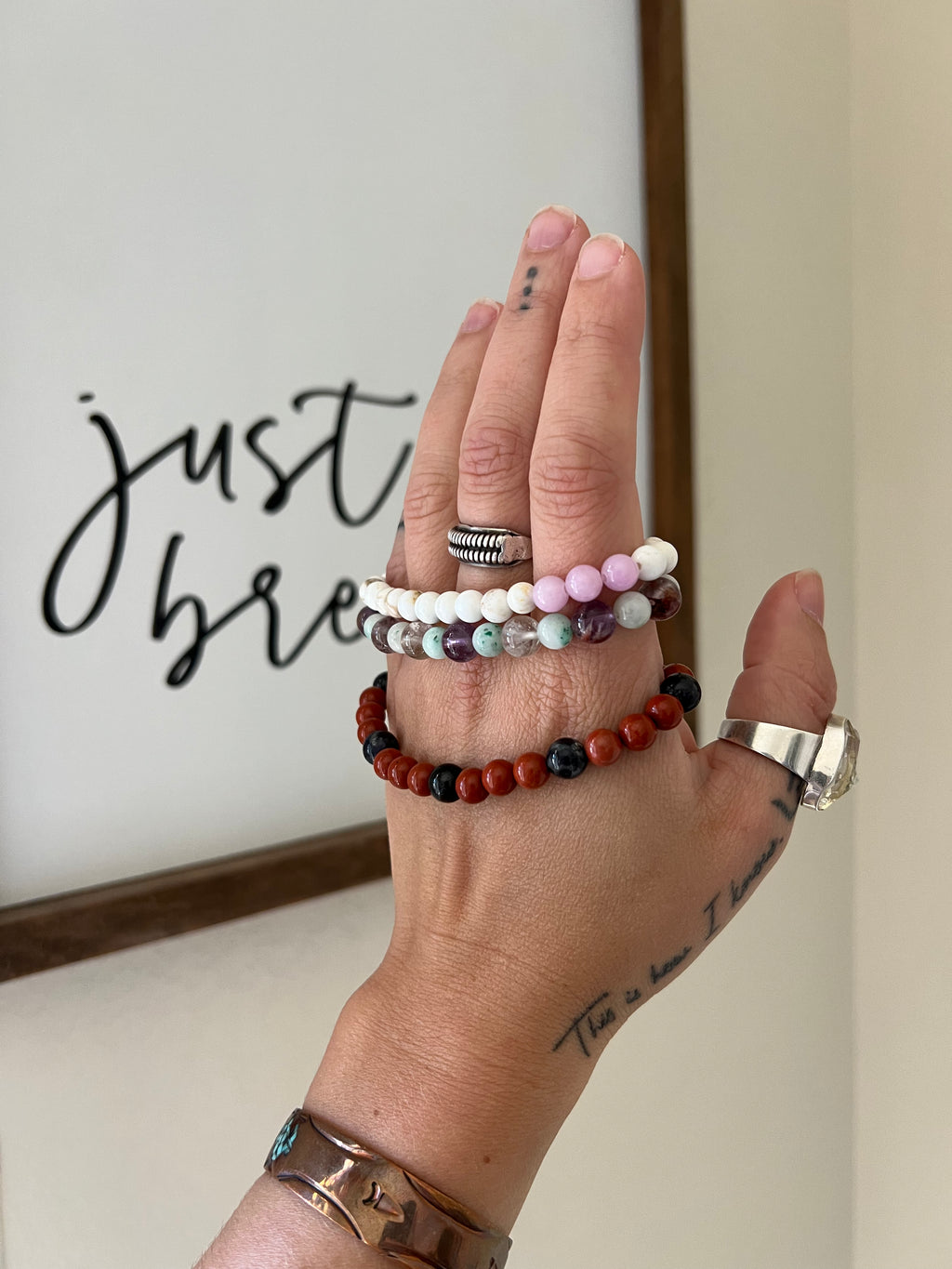 Custom Intention/Support Bracelet