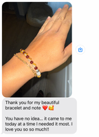 Custom Intention/Support Bracelet