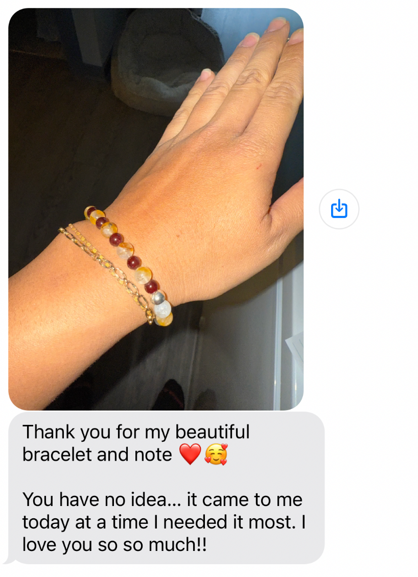 Custom Intention/Support Bracelet